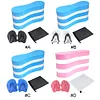 Swim Training Pull Buoy Adjustable Strap Hand Paddles 5-Layer Pull Buoy for Pool