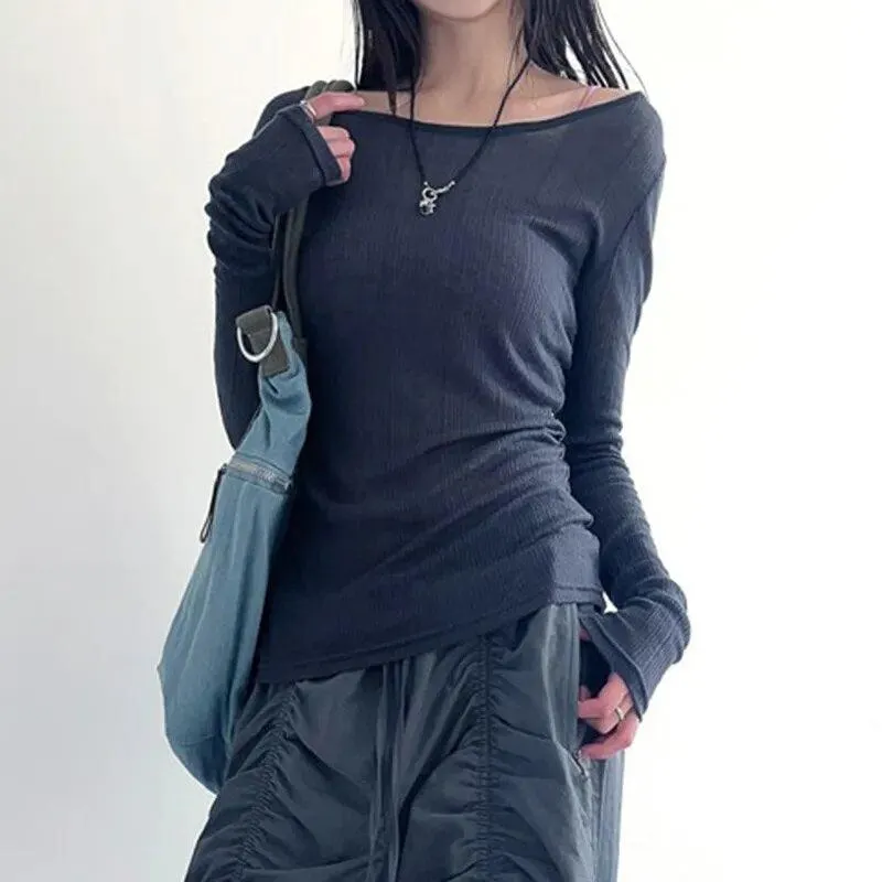 Brownm Mesh Backless Top