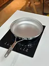 Demeyere Atlantis 7-Ply Stainless Steel Fry Pan with Helper Handle, 11"