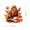 Autumn Animal Cup-Paint by Numbers Acrylic Painting 40*40CM(Watercolor)