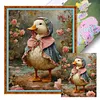 Peter Rabbit Duck-11CT Stamped Cross Stitch 40*50cm