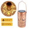 Solar Lanterns Outdoor Waterproof Gift for Moms Women Mother Grandma Hanging Decorativ Solar Lights for Yard Patio Porch Balcony Garden Decor
