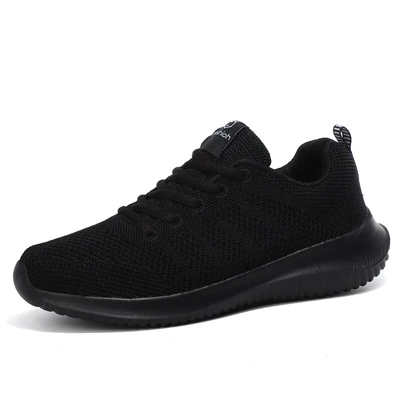 Sports Shoes For Women Outdoor Comfortable Mesh Walking Jogging Ladies Light Flats Shoes Breathable Soft Athletics Weaving