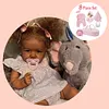 African American 20'' Handmade Vivienne Realictic and Lifelike Reborn Toddler Baby Doll Girl Best Gift Ideas - RBBI-Myrebornbabydoll&reg; Myrebornbabydoll&reg;