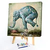 【Limited Stock Sale】Elephant-Paint by Numbers Acrylic Painting 40*40CM