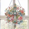 DIY Double Sided Special Shaped Gorgeous Cross Hanging Diamond Art Kits Decor
