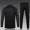 2024/2025 Juventus Half-Pull Training Suit Black Football Shirt 1:1 Thai Quality