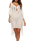 Hollow Embroidered Sexy Beach Mini Dresses