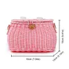 Bike Front Basket Backpack with Lid Cycling Handlebar Basket Bicycle Accessories
