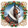 (Multi-Style)Christmas Horse-Partial Special Shaped Diamond Painting 40*40cm