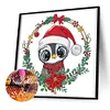 (Multi-Style)Christmas Wreath-Partial Special Shaped Diamond Painting 30*30CM