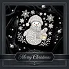 (25x25cm)DIY Snowman Framed Handmade Pearl Painting Art Craft Kit Living Home Decor
