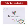 (US Local)Xmas Sailboat DIY Table Top Diamond Painting Desktop Ornaments Kit
