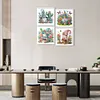 (US Local)4Pack Goblin-Special Shaped Diamond Painting Kit(30x30cm)