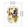 (Stamped/Counted) Golden Retriever-11CT Cross Stitch 40*60cm(Big Size)