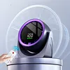 Desk Fan 100-Speed Digital Display Turbo Table Fan with Rechargeable Battery Wall-Mouted Design for Bedroom Home Office Travel