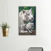 Tigers - 9CT Full Beaded Cross Stitch Kit(35x58cm)