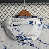 2023/2024 Italy Windbreaker White-Blue Jersey 