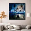 Wolf-11CT Stamped Cross Stitch Kit(50x50cm)