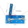 DIY Design DC 12V/24V Reciprocating Swing Motor, 20-120 Degrees Adjustable Speed 20/40/90/120/200RPM for Dynamic Advertising Design and Experiment