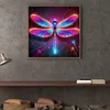 Diamond Painting -DIY Round Drill Colorful Dragonfly(40*40CM)