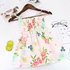 Baby Girl Summer Cotton Dress Children Fashion Dress Thin Girl Style Halter Skirt Children's Floral Skirt
