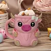 Cute Penguin Cow Leak Proo Ice Cream Pint Containers for Gathering Party Picnic