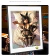 A3 & 4K Size Asking Hug Tifa Lockheart 002 Decorative Painting - (FF7) Final Fantasy VII Decoration Painting - HuangGua Studio