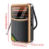 FM AM SW Radio with Headphone Jack Pocket Radio Portable Radio for Home/Outdoor
