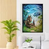 (Big Size)Fairy House - 11CT Stamped Cross Stitch - 50*70cm
