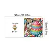 6Pcs oeufs de P&acirc;ques lapins-bricolage carte de voeux
