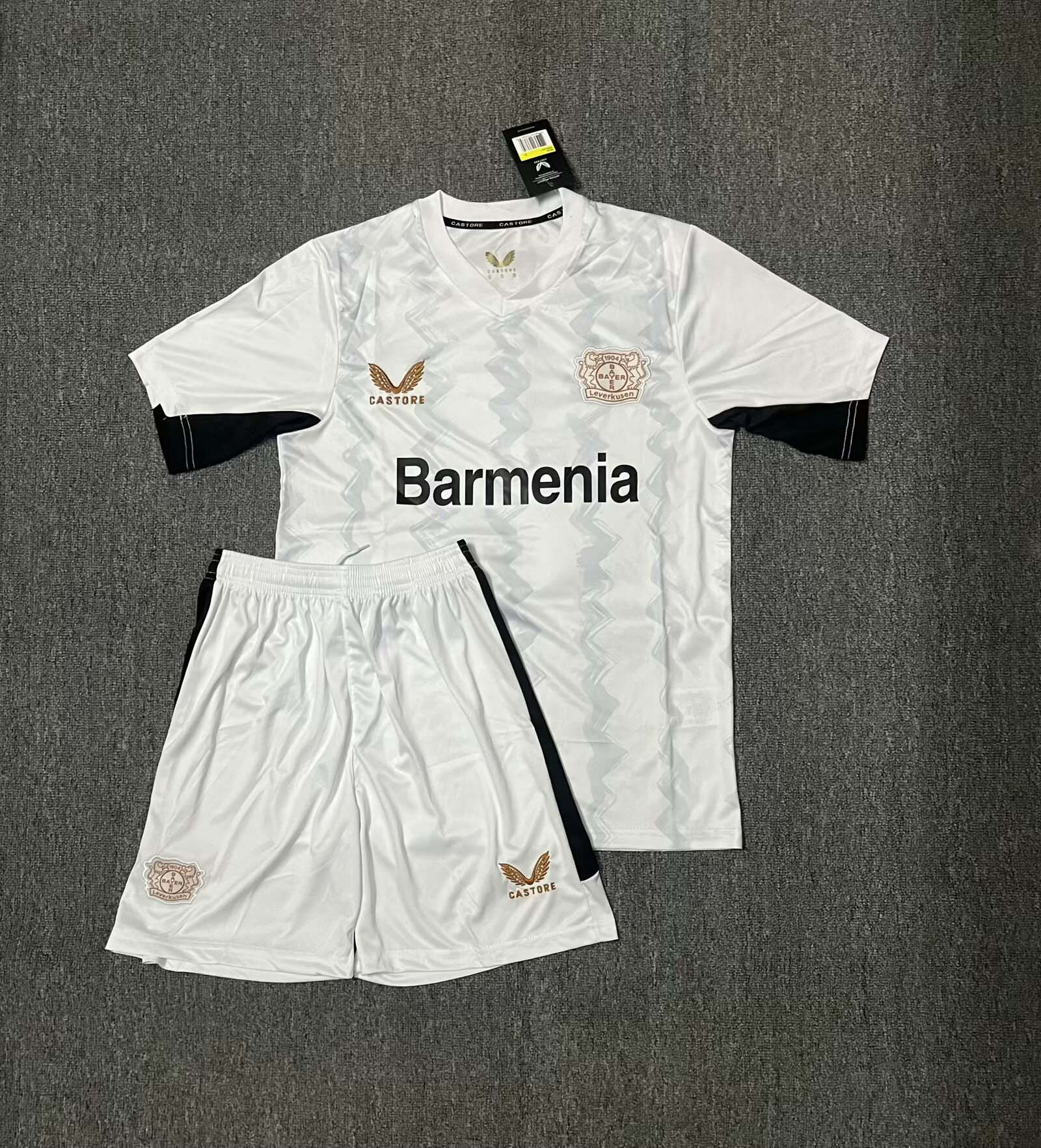 2024-2025 KIDS  Bayer 04 Leverkusen Away Football Shirt 1:1 Thai Quality