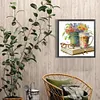 >SALE<DIY Partial Special Shaped Drill Diamond Painting Simple Book Coffee 40x40cm