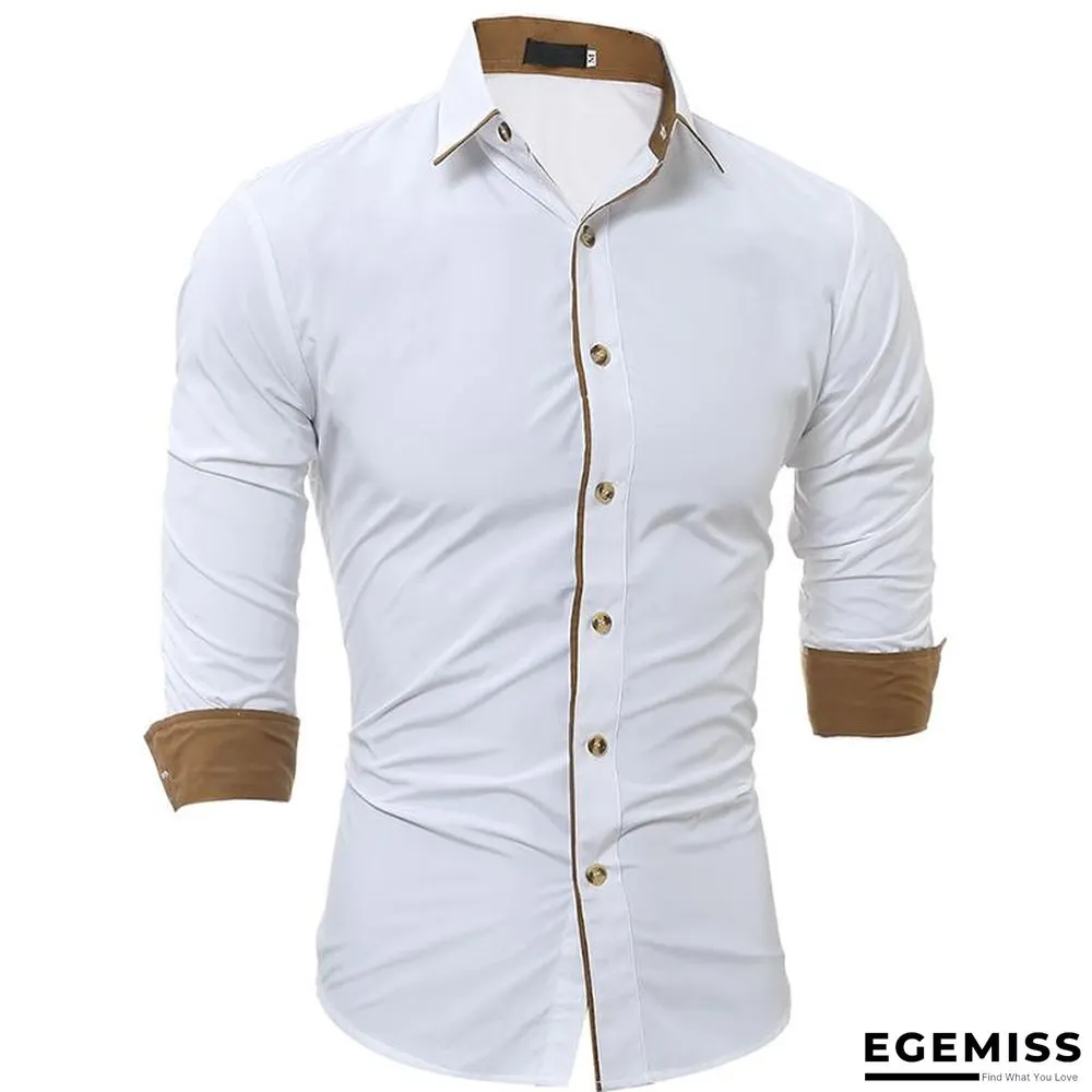 Fashion Plus Size Men's Casual Long Sleeve Shirt | EGEMISS