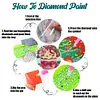 4PCS Diamond Painting Coasters Kit with Holder for Dining Tables (Cupcakes)