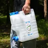 12L Camping Water Jug with Faucet Portable Water Tank for Vehicle Car Camping