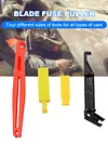 4Pcs Automobile Fuse Clip Blade Fuse Remover Auto Fuse Plier for Car Fuse Holder