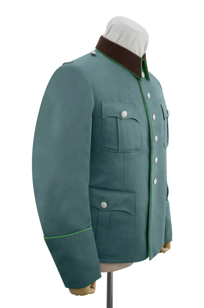   Polizei German General Officer Gabardine Modified Tunic Jacket 6 Buttons German-Uniform
