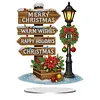 Christmas Print DIY Diamond Painting Desktop Ornaments Kit Table Decor