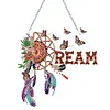 >SALE<Dreamcatcher 2D Flat DIY Diamond Art Pendant Single-Sided Drill Wall Door Decor