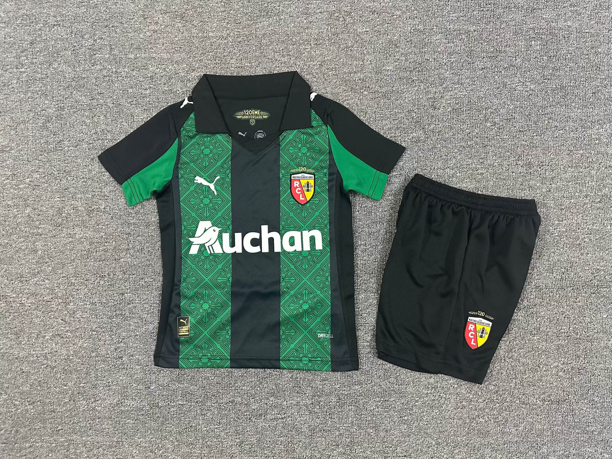 2025-2026 KIDS RC Lens Away Football Shirt 1:1 Thai Quality Maxi Kit