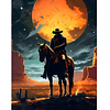 Diamond Painting-5D Full Round Drill Cowboy