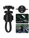 Bike Handlebar Computer Holder 360 Rotation Bike Taillight Bracket for Garmin