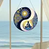 (US Local)Acrylic Diamond Painting Hanging Pendant Diamond Art Window Pendants (B)