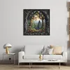 Forest Window-11CT Stamped Cross Stitch 50*50cm/19.69*19.69in
