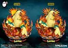 Starter Pokemon Series Typhlosion Family - Pokemon Resin Statue - EGGS Studios [In Stock]