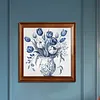 (US Local)Paint By Numbers Kit On Canvas DIY Oil Art Vase Picture Home Decor40x40cm