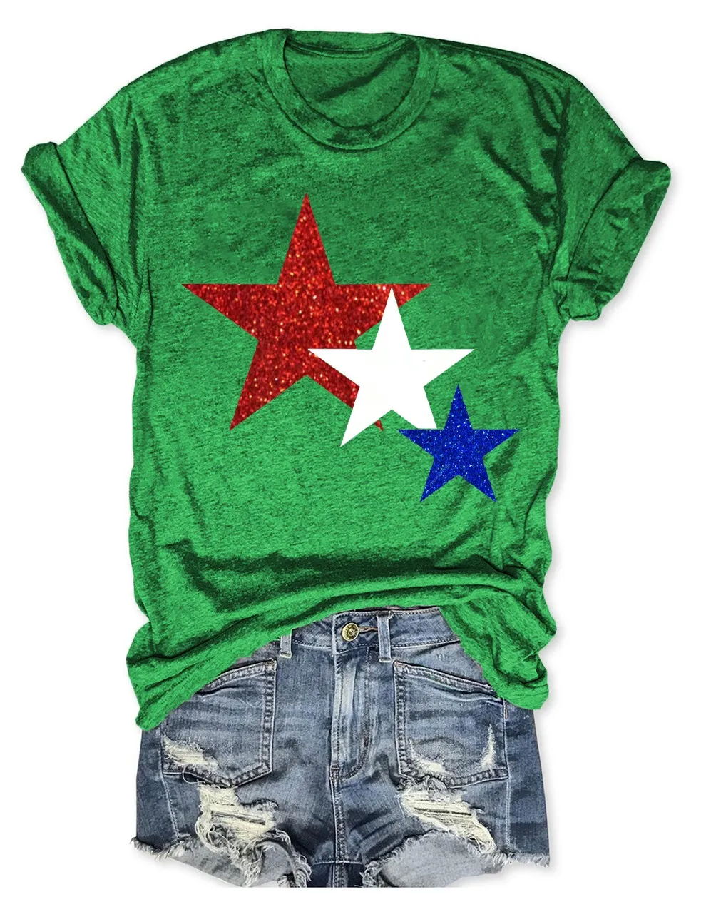 Glitter 4th of July T-Shirt