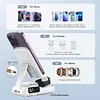 5 In 1 Wireless Charging Station With 10000mAh Power Bank Digital Display Automatic Magnetic 20W Fast MagSafe Portable Charger Usb C Station Stand External Battery Power Bank Compatible With IPhone 15/14/13/12 All Series & AirPods & LWatch