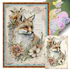 (Multi-Style) Vintage Poster - 11CT Stamped Cross Stitch 40*60cm/15.75*23.62in